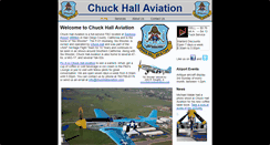 Desktop Screenshot of chuckhallaviation.com
